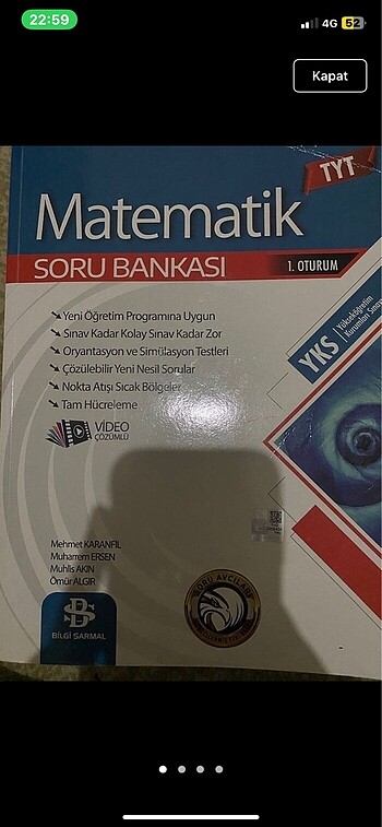 TYT MATEMATİK BİLGİ SARMAL SORU BANKASI
