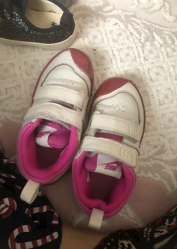 Kız Çocuk Pembe nıke Spor Ayakkabı - Görsel 3