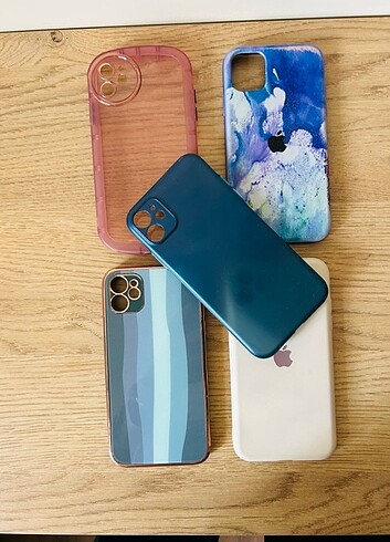 5 adet iPhone 11 telefon kılıfları 