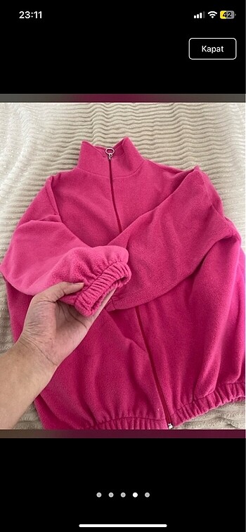 Peluş hırka