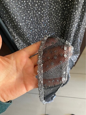 tek omuzlu abiye - Görsel 8