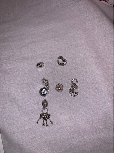  Beden 925 ayar orjinal pandora charms (hepsi temizlenip yollanacaktir)
