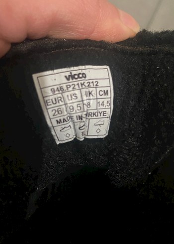 Vicco Siyah Kürklü Erkek Çocuk Botu