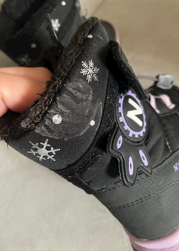 Diğer Mor Kız Çocuk Botu Velcro Bağcıklı