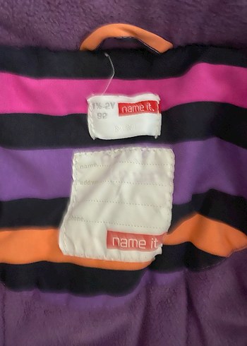 Mor Çizgili Bebek Kayak Tulumu - Görsel 6