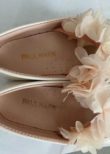 Kız Çocuk Bej Fırfırlı Babet - Görsel 2