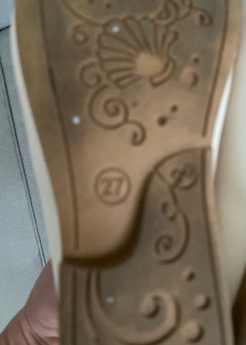 Kız Çocuk Bej Fırfırlı Babet - Görsel 6