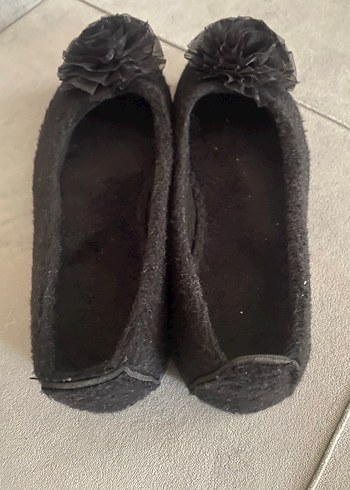 Siyah Kadın Dolgu Topuklu Babet - Görsel 3