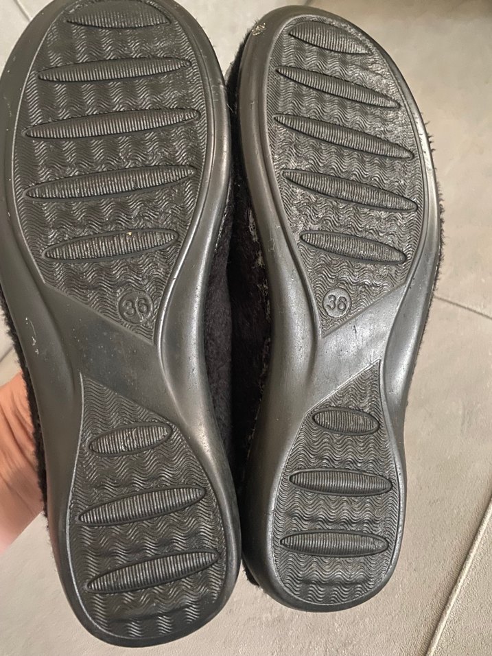 Siyah Kadın Dolgu Topuklu Babet - Görsel 2