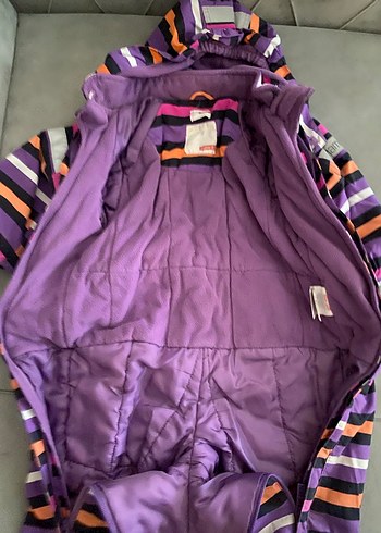 Mor Çizgili Bebek Tulumu - Görsel 8