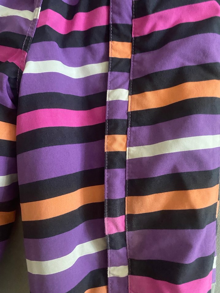 Mor Çizgili Bebek Tulumu - Görsel 5