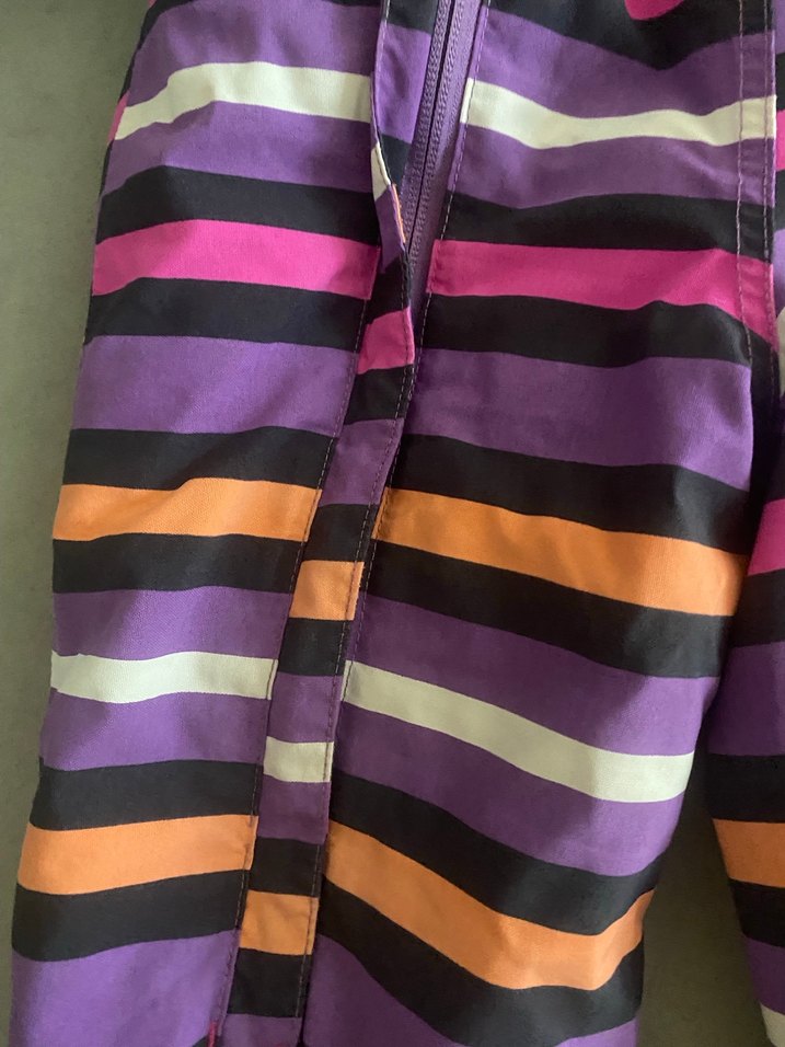 Mor Çizgili Bebek Tulumu - Görsel 4