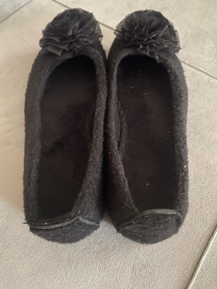 Kız Çocuk Siyah Fırfırlı Babet - Görsel 3