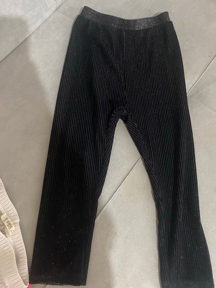 Kız Çocuk Gri Fırfırlı Tayt - Görsel 5