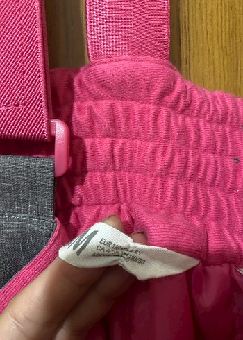 Kız Çocuk Gri-Pembe Fermuarlı Mont ve Pantolon - Görsel 4