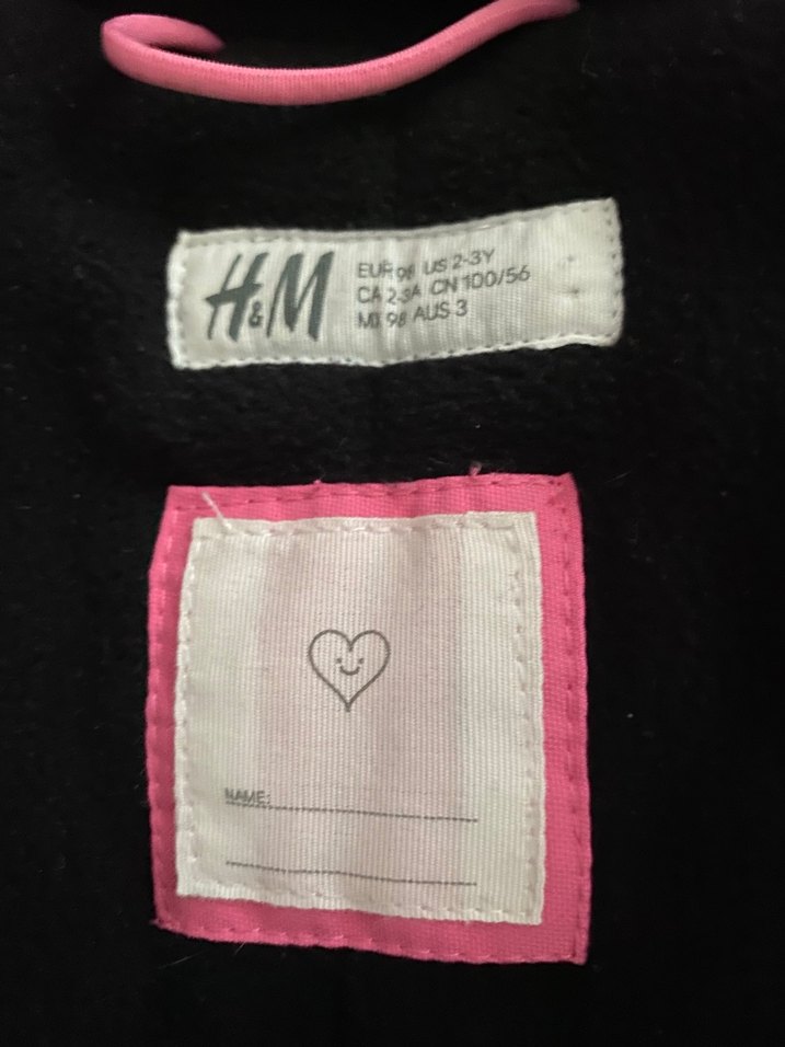 Kız Çocuk Parlak Pembe Kürklü Mont - Görsel 3