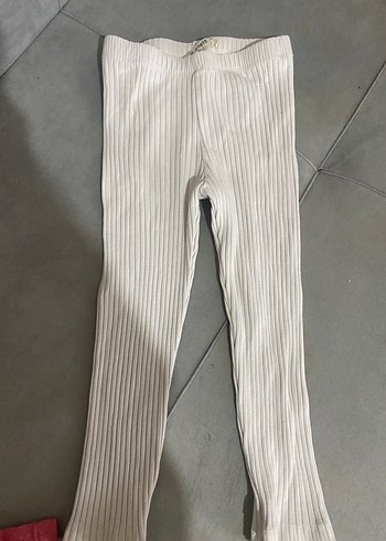 Kız Çocuk Gri Fırfırlı Tayt - Görsel 4