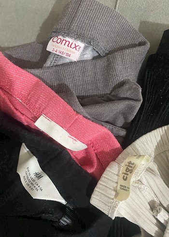 Kız Çocuk Gri Fırfırlı Tayt - Görsel 2