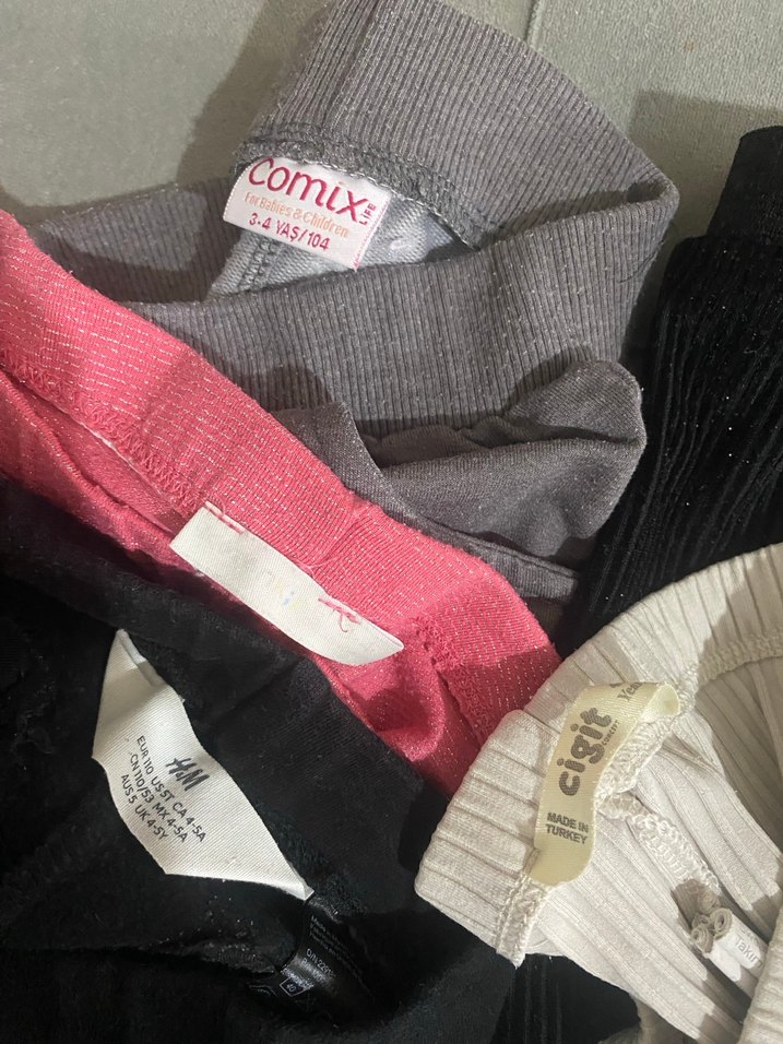 Kız Çocuk Gri Fırfırlı Tayt - Görsel 2