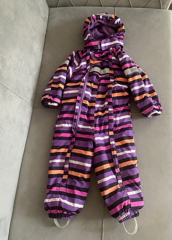 Mor Bağlama Desenli Bebek Tulumu - Görsel 2