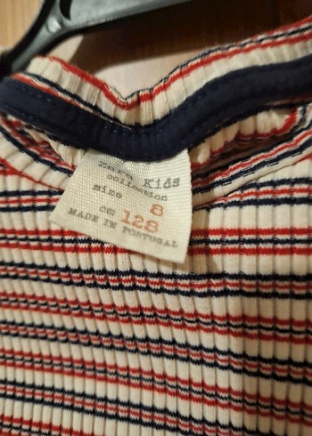 Uzun Kollu Çizgili Triko crop - Görsel 2