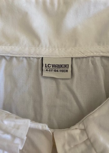 Kız Çocuk Beyaz Keten Fırfırlı Gömlek - Görsel 2