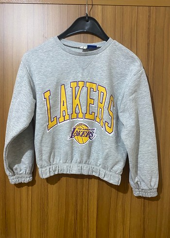 Gri Baskılı Kız Eşofman Takımı - Görsel 8