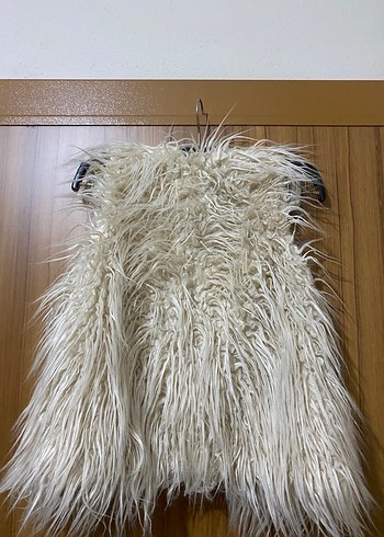 Kürk Detaylı Bohem Kadın Yelek - Görsel 4