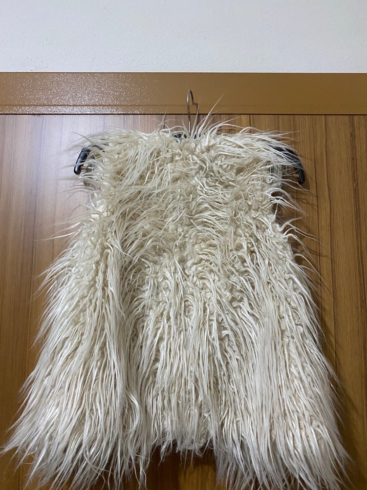 Kürk Detaylı Bohem Kadın Yelek - Görsel 4