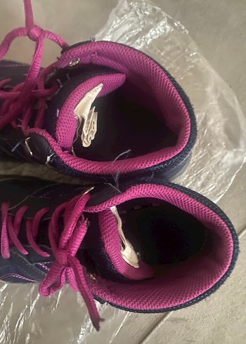 Kız Çocuk Mor Spor Ayakkabı Velcro - Görsel 2