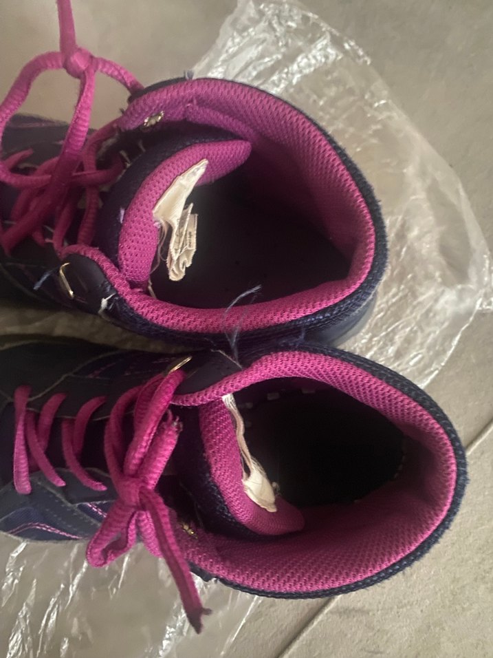 Kız Çocuk Mor Cırtcırtlı Spor Ayakkabı - Görsel 3