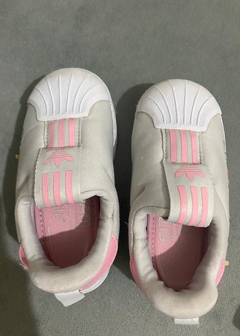 Kız Çocuk Pembe Bağcıksız Spor Ayakkabı - Görsel 3