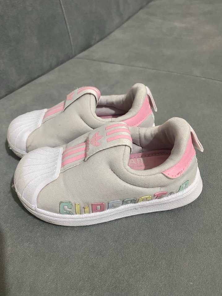 Kız Çocuk Pembe Bağcıksız Spor Ayakkabı - Görsel 2