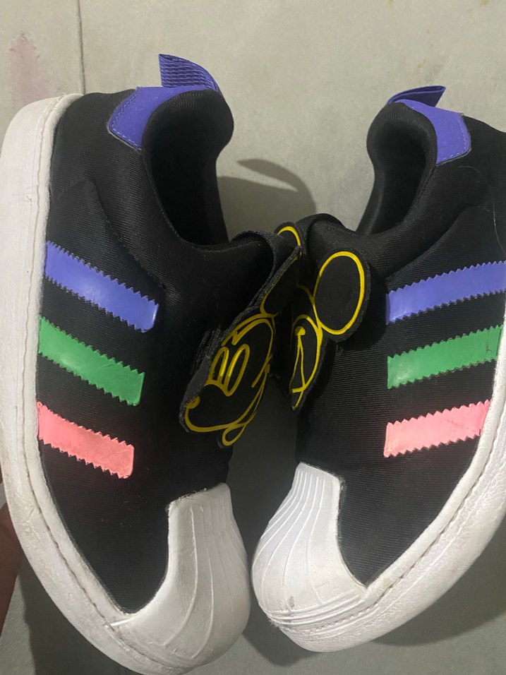 Çocuk Renkli Cırtlı Spor Ayakkabı - Görsel 2