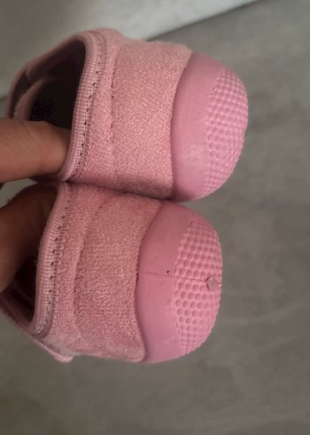 Kız Çocuk Pembe Nakışlı Sıcak Terlik - Görsel 2