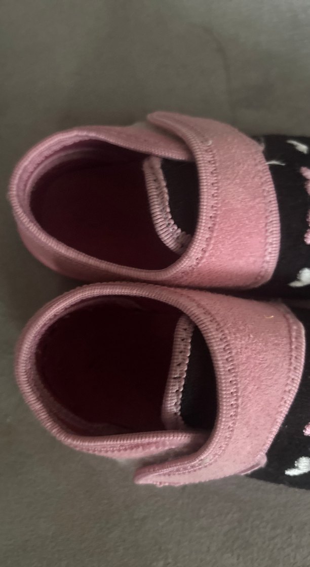 Kız Çocuk Pembe Nakışlı Sıcak Terlik - Görsel 4