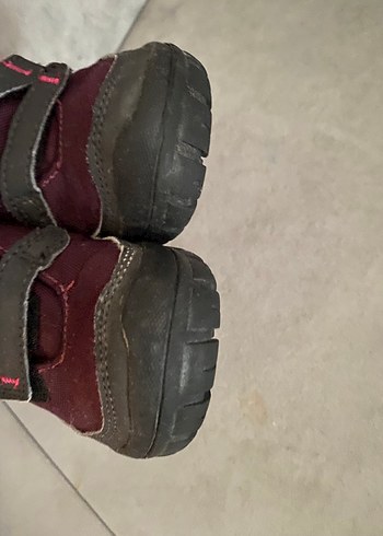 Decathlon Kız Çocuk Pembe Cırt Cırtlı Kauçuk Bot