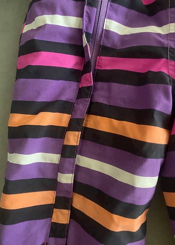 Kız Bebek Mor Çizgili Tulumu - Görsel 4