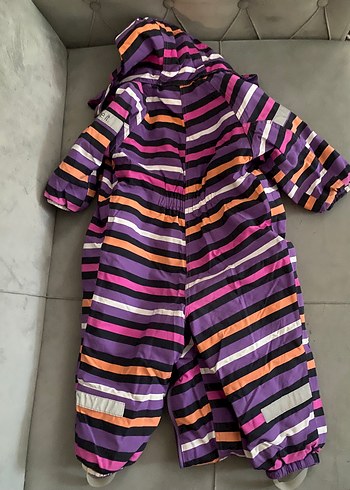 Kız Bebek Mor Çizgili Tulumu - Görsel 11
