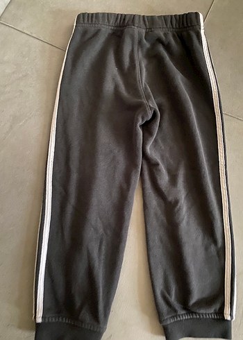 Adidas Kız Çocuk Siyah Çizgili Eşofman Altı