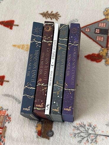 Yıldızların laneti serisi 5 kitap set karton kapak imzalı