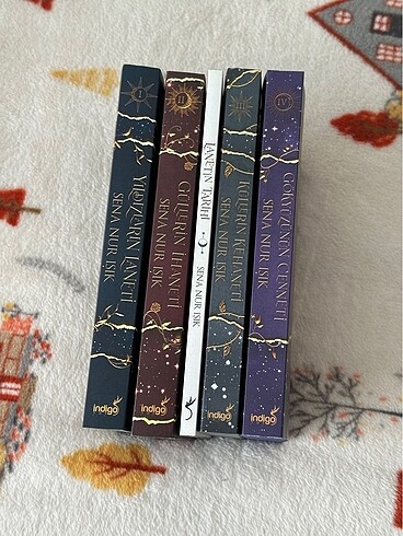 Beden Renk Yıldızların laneti serisi 5 kitap set karton kapak imzalı