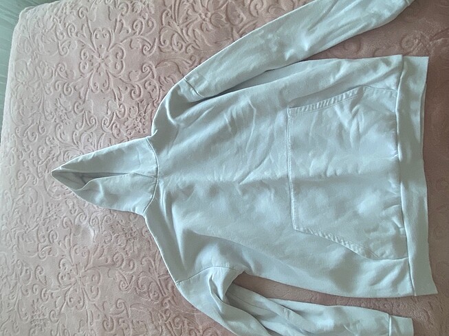 Beyaz sweatshirt