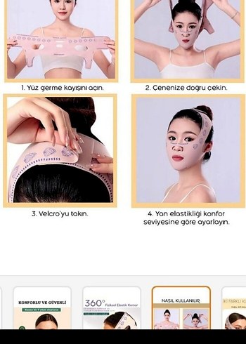 Yüz Germe ve Kontur Maskesi - Görsel 6