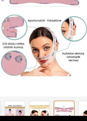 Yüz Germe ve Kontur Maskesi - Görsel 5