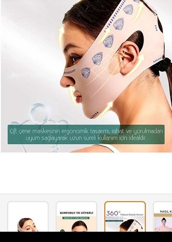 Anında Yüz Germe ve Kontur Maskesi - Görsel 7