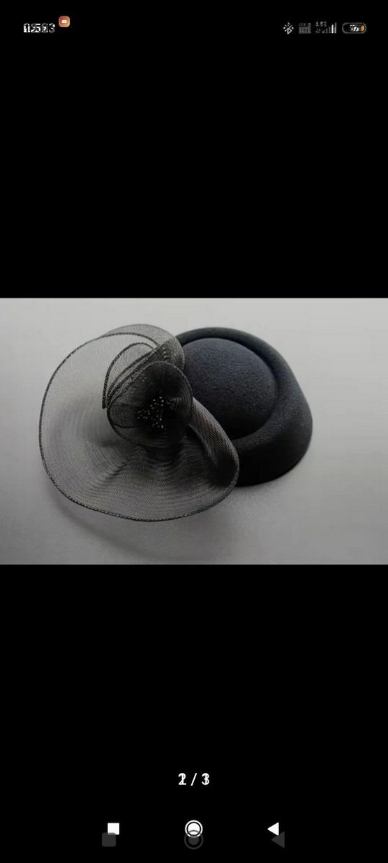 Siyah vualet ve Dantel Kadın Eldiven sıfır ürün - Görsel 2