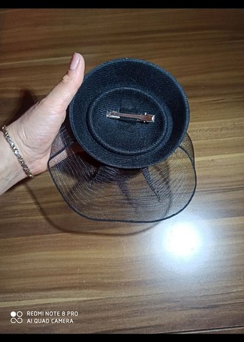 siyah vualet ve puantiyeli tül eldiven sıfır ürünler - Görsel 7