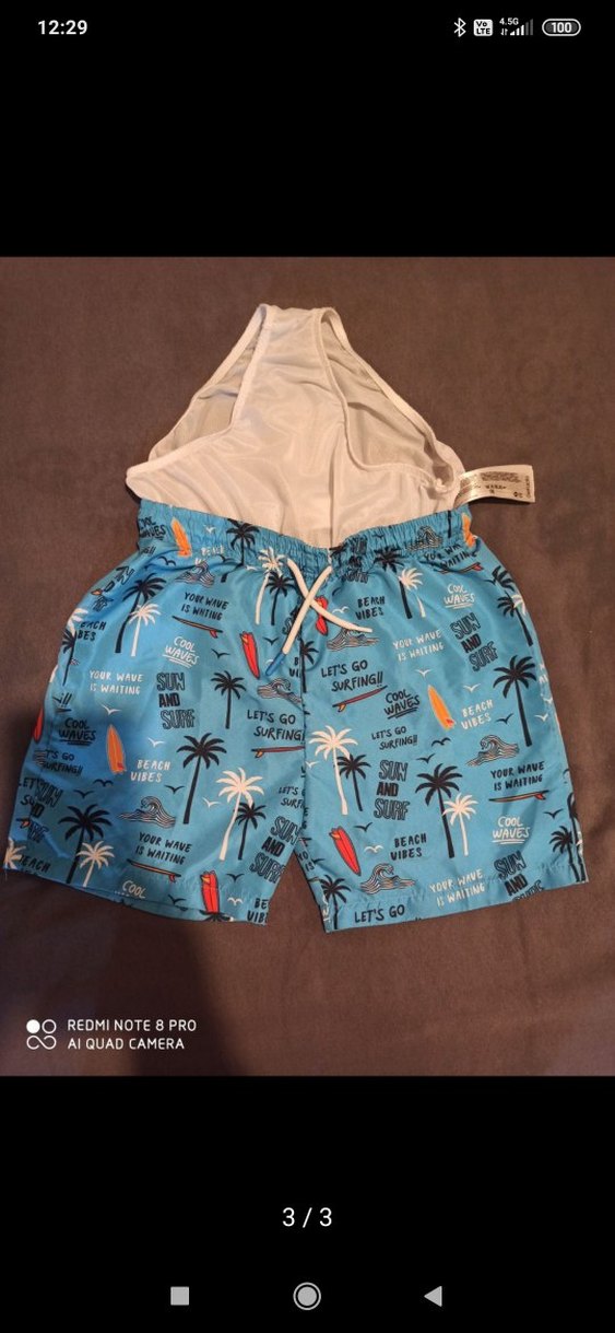 DeFacto erkek çocuk deniz şortu 10 yaş sayılı giyildi - Görsel 3