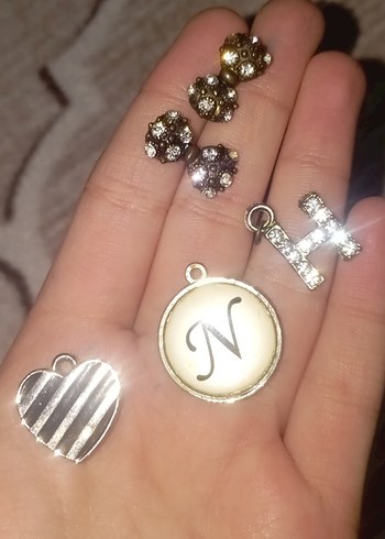 Altın ve Gri charm - Görsel 2